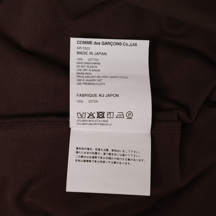 Club21 - COMME des GARCONS HOMME - Cotten Jersey T-Shirt - TEES - Brown