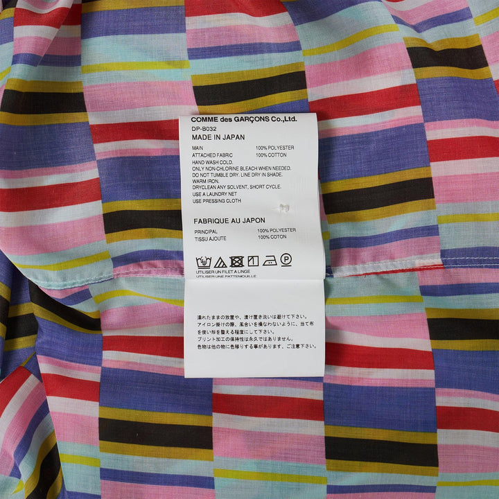 Club21 - COMME des GARCONS HOMME DEUX - Polyester Lawn Printed Long Sleeve Shirt - SHIRTS - Pink