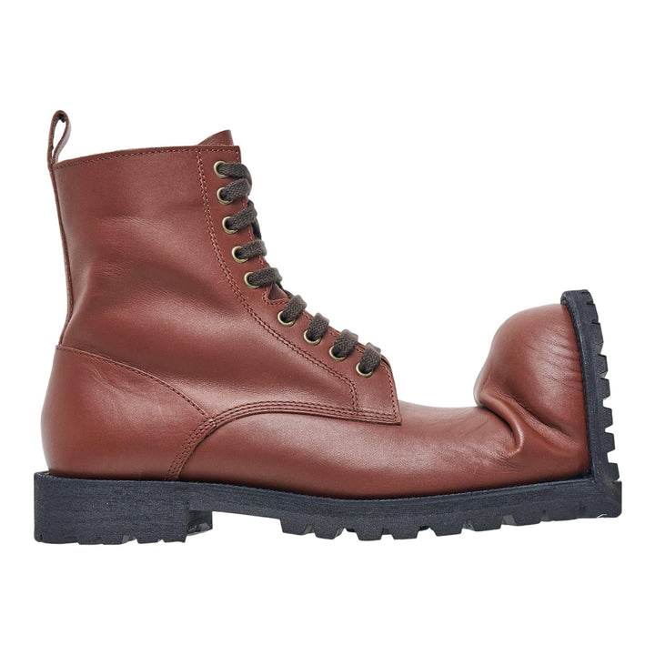 Club21 - COMME des GARCONS HOMME PLUS - HOMME PLUS x KIDS LOVE GAITE Crushed Toe Derbies - BOOTS - Brown
