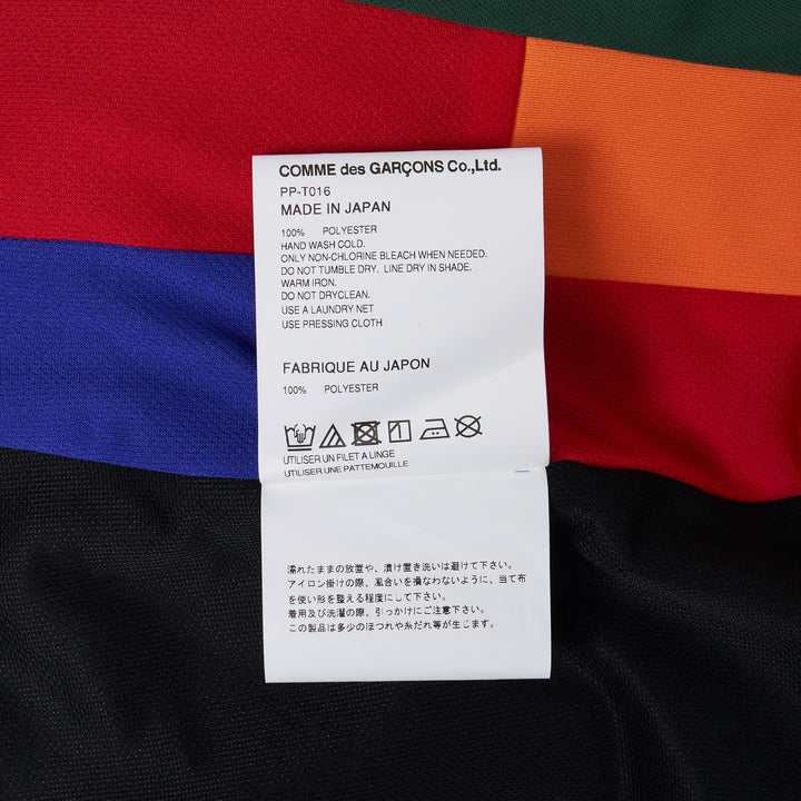 Club21 - COMME des GARCONS HOMME PLUS - Polyester Color Matching Pique T-Shirt - TEES - Black