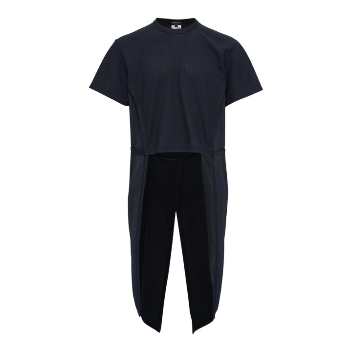 Club21 - COMME des GARCONS HOMME PLUS - Polyester Pique Long T-Shirt - TEES - Black