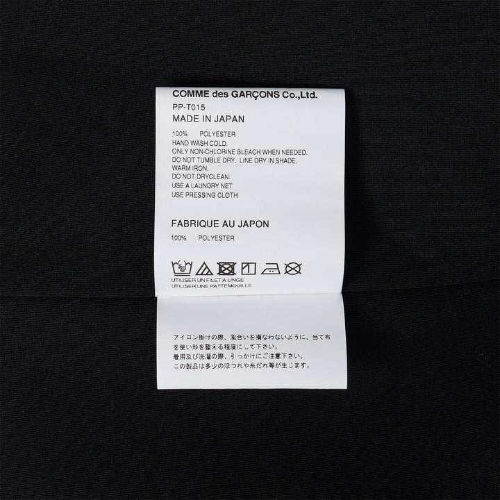 Club21 - COMME des GARCONS HOMME PLUS - Polyester Pique Long T-Shirt - TEES - Black