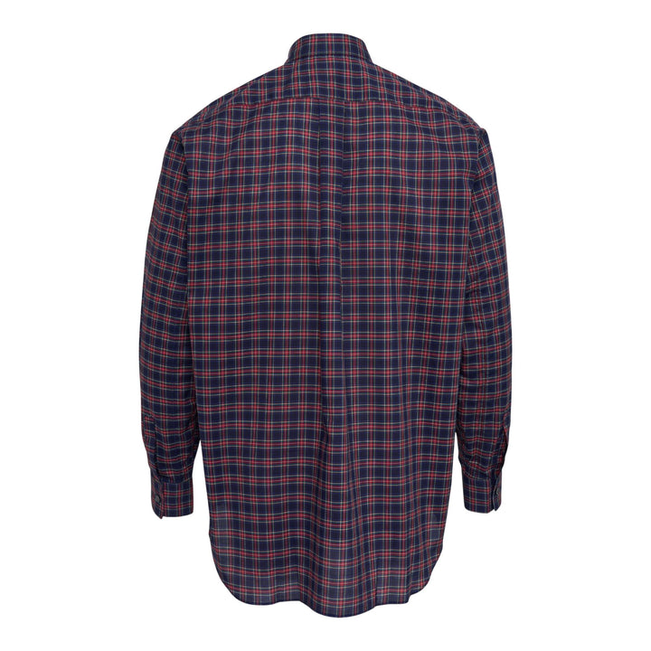 Club21 - COMME des GARCONS SHIRT - Cotton Check Poplin Wide Class Shirt - SHIRTS - Blue