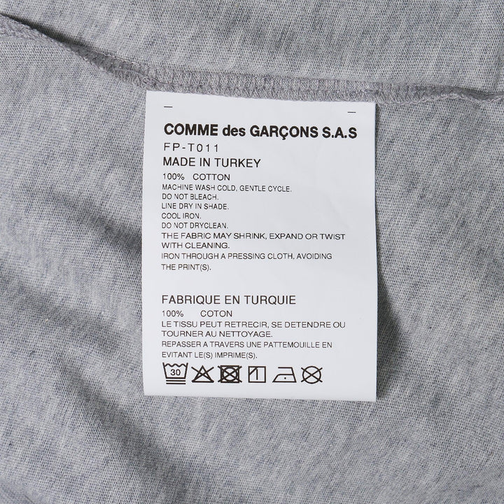Club21 - COMME des GARCONS SHIRT - Cotton Plain Jersey Patch T-Shirt - TEES - Grey