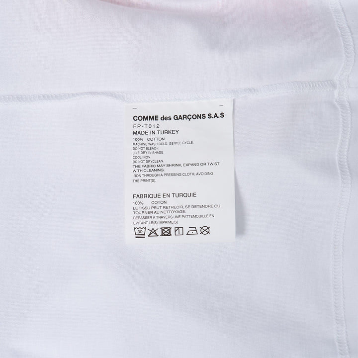 Club21 - COMME des GARCONS SHIRT - Cotton Plain Jersey Patch T-Shirt - TEES - White