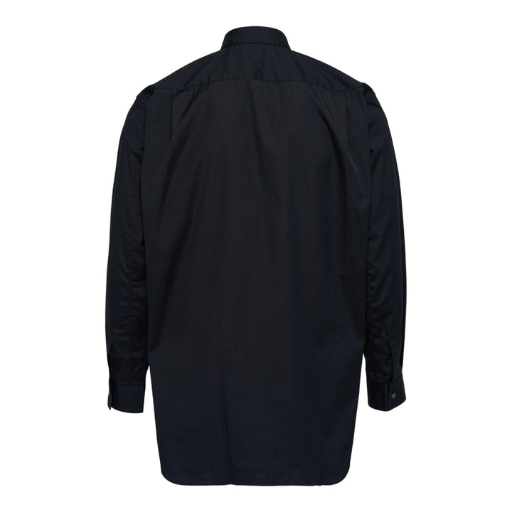 Club21 - COMME des GARCONS SHIRT - Cotton Poplin Print Long Sleeve Shirt - SHIRTS - Black
