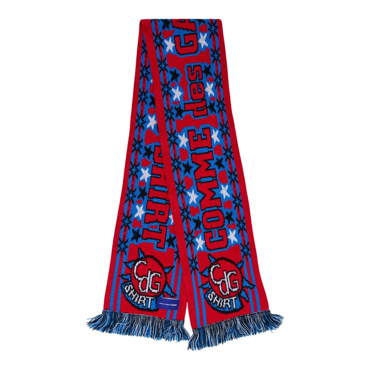 Club21 - COMME des GARCONS SHIRT - Knitted Jacquard Acrylic Football Scarf - SCARVES - Multi