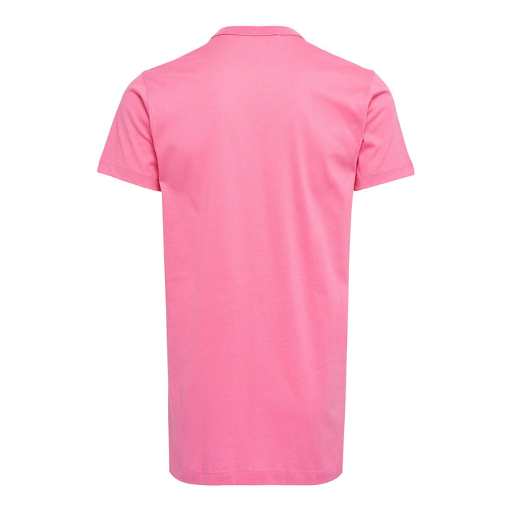 Club21 - COMME des GARCONS SHIRT - Plain Jersey T-Shirt With Zipper - TEES - Pink
