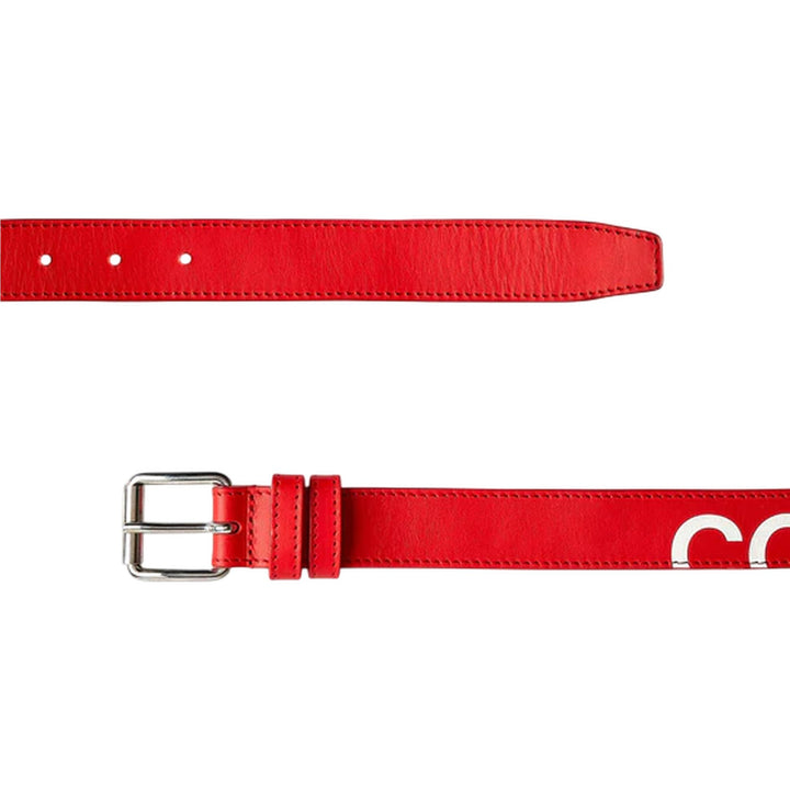 Club21 - COMME des GARCONS WALLET - Logo Belt - BELTS - Red