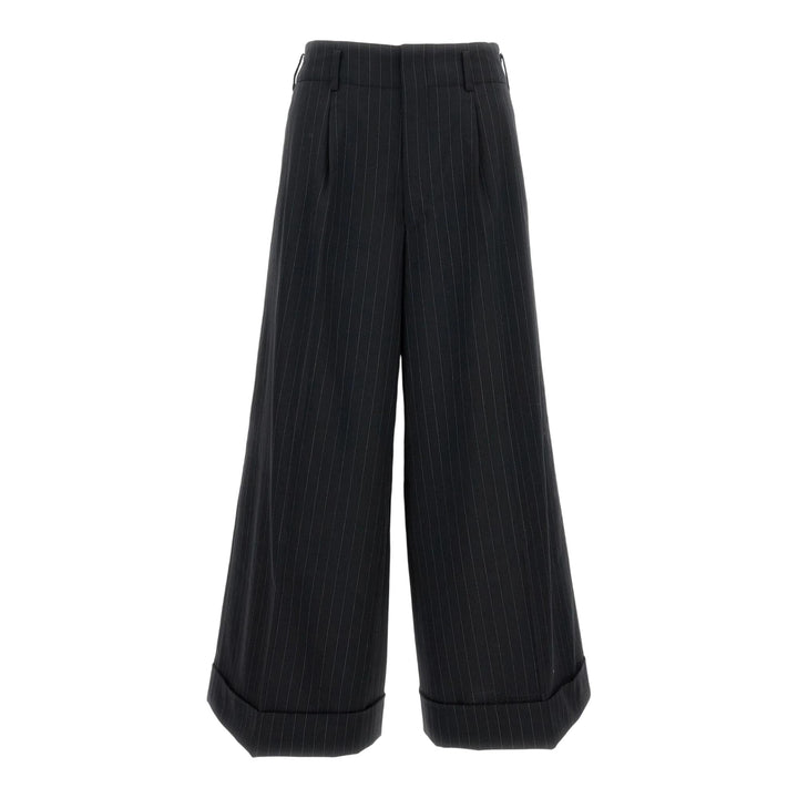 Club21 - COMME des GARCONS - Wool Flared Pants - PANTS - Black