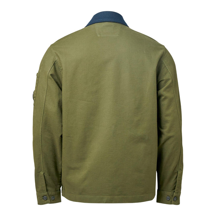 Club21 - C.P. Company - Cotton/Nylon Double Satin Lens Utility Button Overshirt - SHIRTS - Green