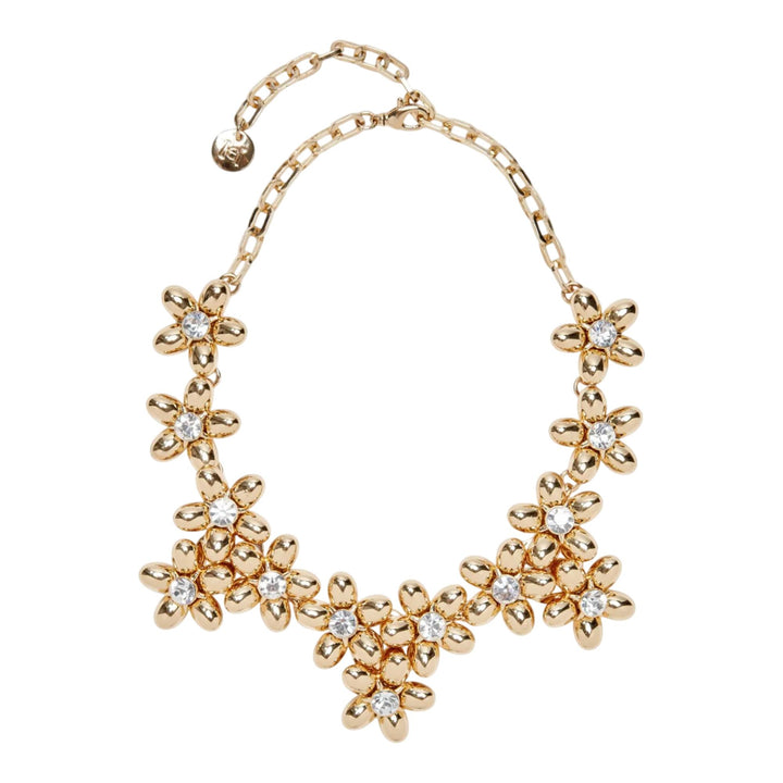 Club21 - Carolina Herrera - Flower Cluster Necklace - NECKLACES - Gold