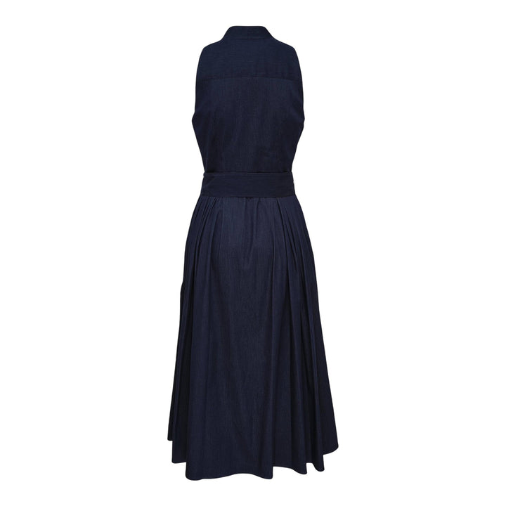 Club21 - Carolina Herrera - Sleeveless Full Midi Dress - WOVEN DRESSES - Navy