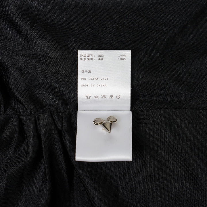 Club21 - Caroline Hu - Black Embellished Roses Embroidery Top - BLOUSES - Black