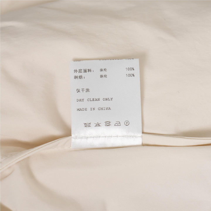 Club21 - Caroline Hu - White Pleated Ribbon Embroidery Skirt - SKIRTS - White