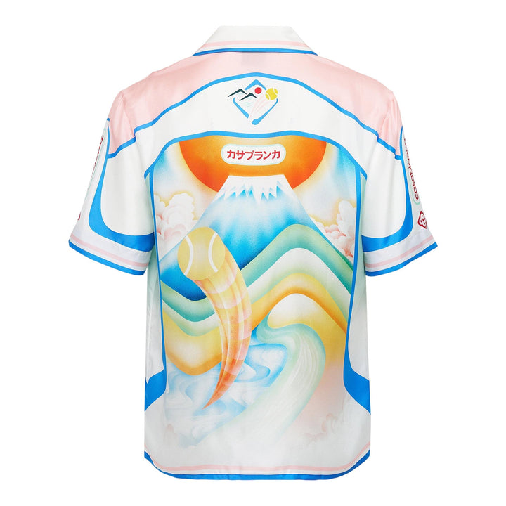 Club21 - Casablanca - Cuban Collar Short Sleeve Shirt - SHIRTS - Multi