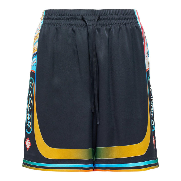 Club21 - Casablanca - Drawstring Shorts - SHORTS - Black