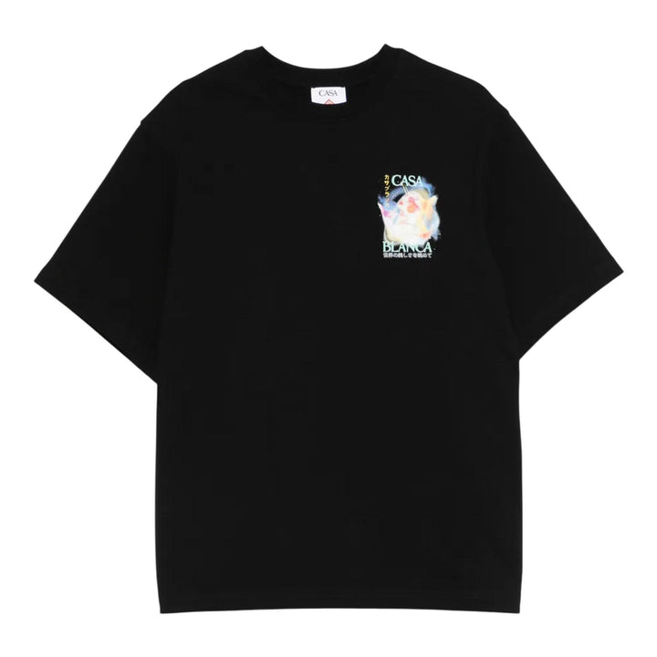 Club21 - Casablanca - Galactic Connection Printed T-Shirt - TEES - Black