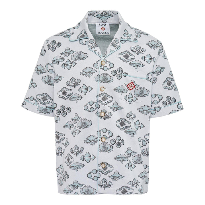 Club21 - Casablanca - Mens Jacquard Shirt - SHIRTS - Off-White