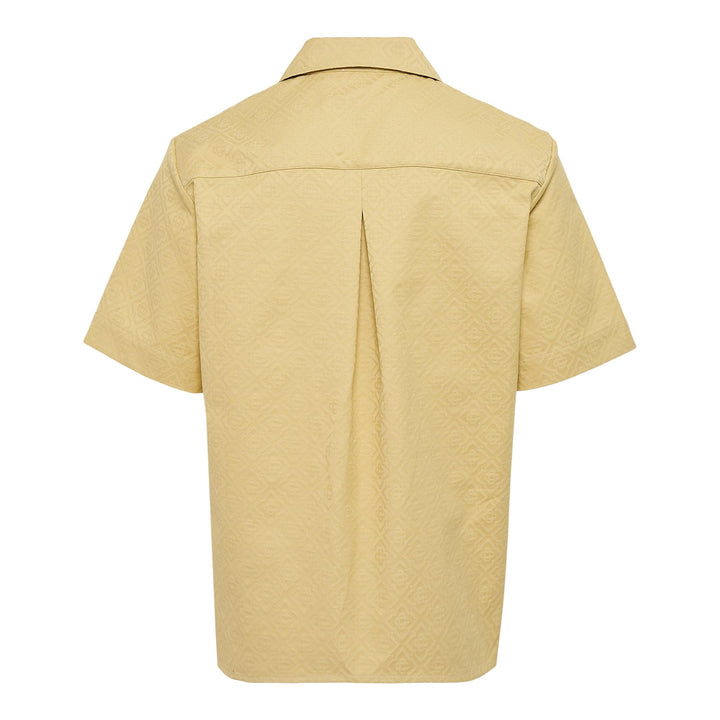 Club21 - Casablanca - Short Sleeve Monogram Shirt - SHIRTS - Beige