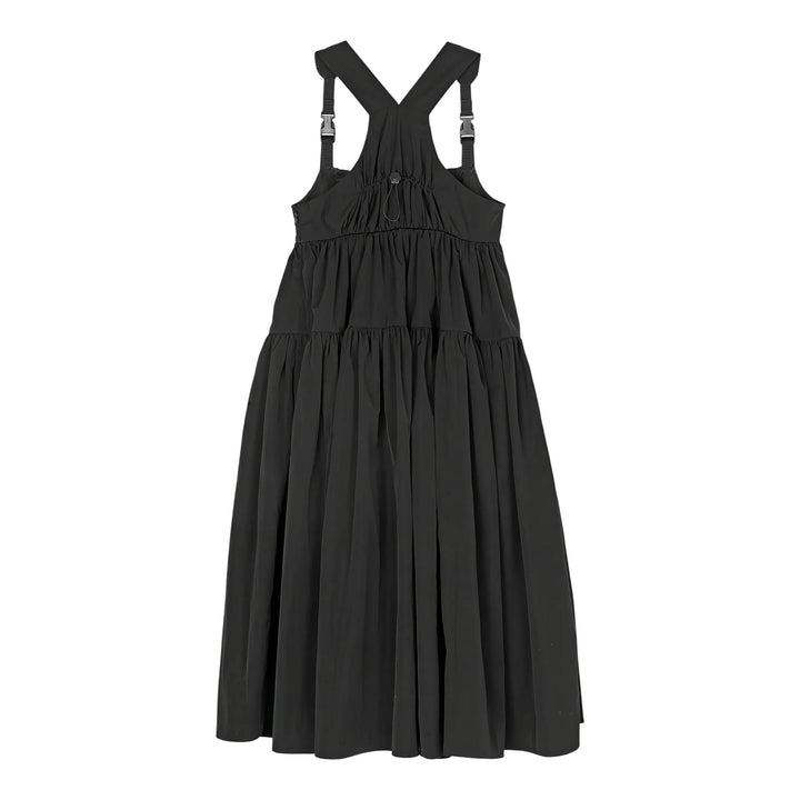 Club21 - Cecilie Bahnsen - Bib Dress With Tiered Skirt - WOVEN DRESSES - Black