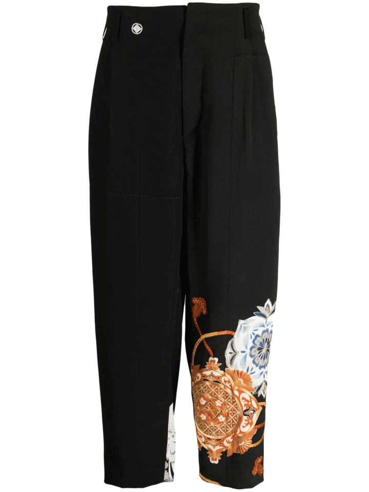 Children-Of-The-Discordance-Ny-Kimono-Patchwork-Trousers-Black-1
