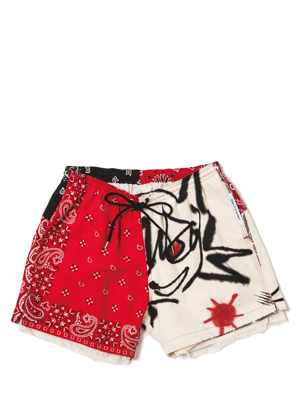 Children-Of-The-Discordance-Yagi-Bandana-Patchwork-Pants-Red-1