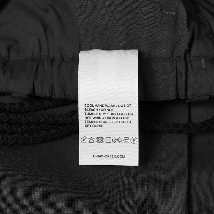 Club21 - Craig Green - Elasticated Worker Trouser - PANTS - Black