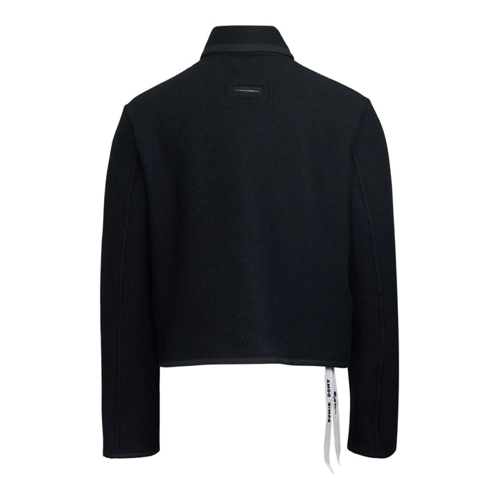 Club21 - DIOMENE - Boiled Wool Jacket - BLOUSON - Black