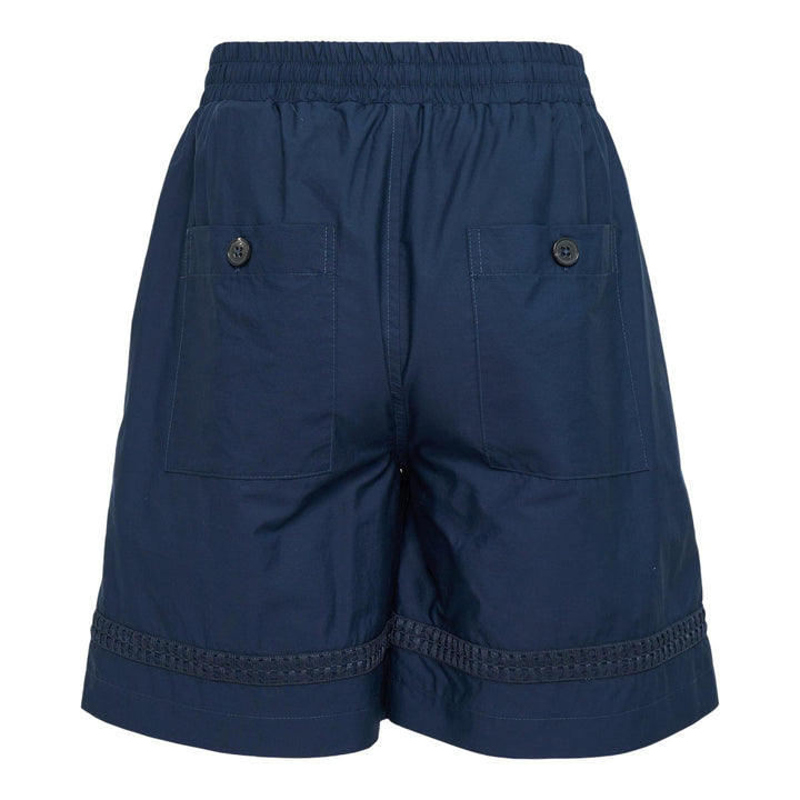 Club21 - DIOMENE - Embroidered Shorts - SHORTS - Navy