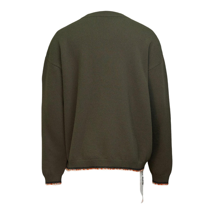 Club21 - DIOMENE - Trimmed Sweater - KNIT TOPS - Dark Green