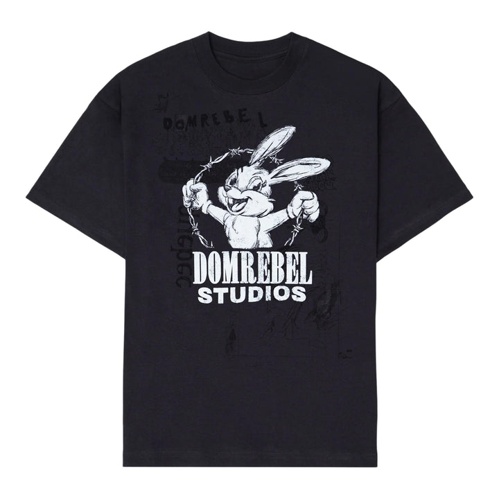 Club21 - DOMREBEL - Bunwire - T-Shirt - TEES - Black