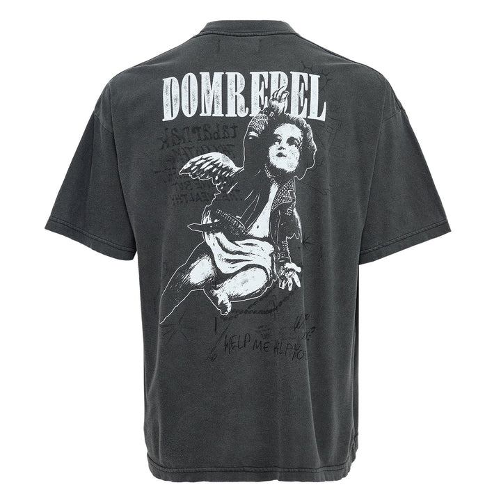 Club21 - DOMREBEL - Upward T-Shirt - TEES - Black