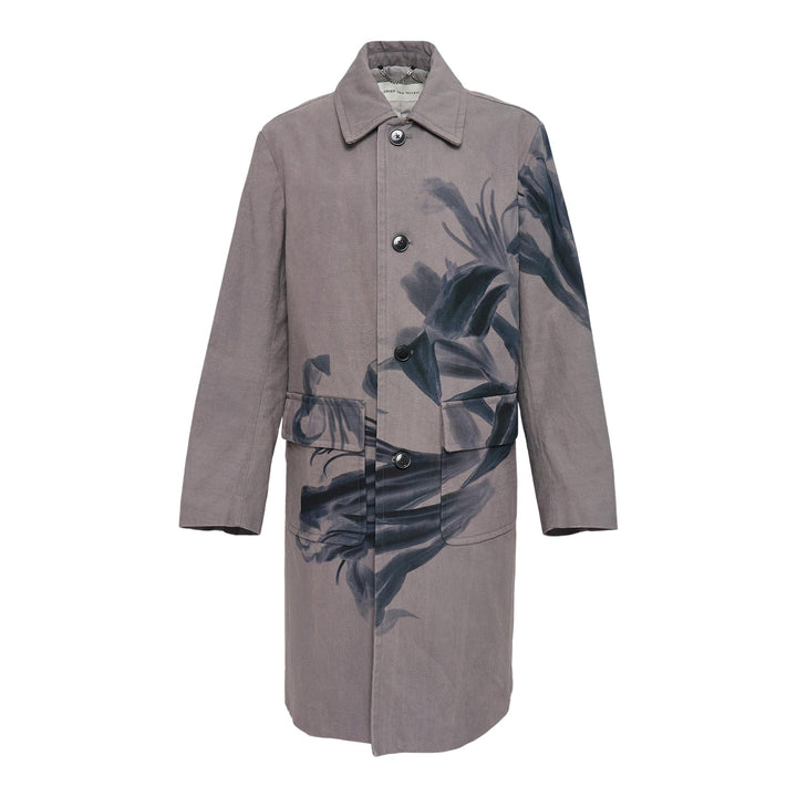 Club21 - Dries Van Noten - Elbow Shaped Loose Fit Coat - COATS - Grey
