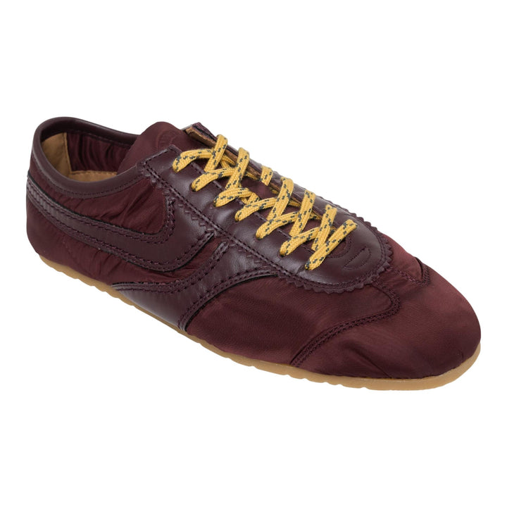 Club21 - Dries Van Noten - Fabric Combined With Leather Sneakers - SNEAKERS - Red