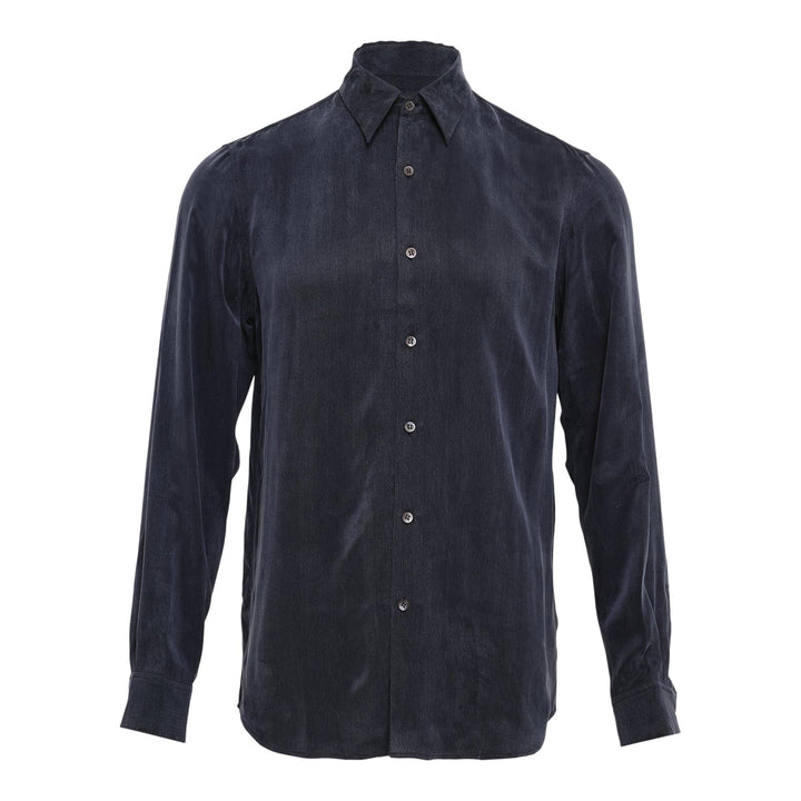 Club21 - Dries Van Noten - Minimal Detail Classic Fitted Shirt - SHIRTS - Navy