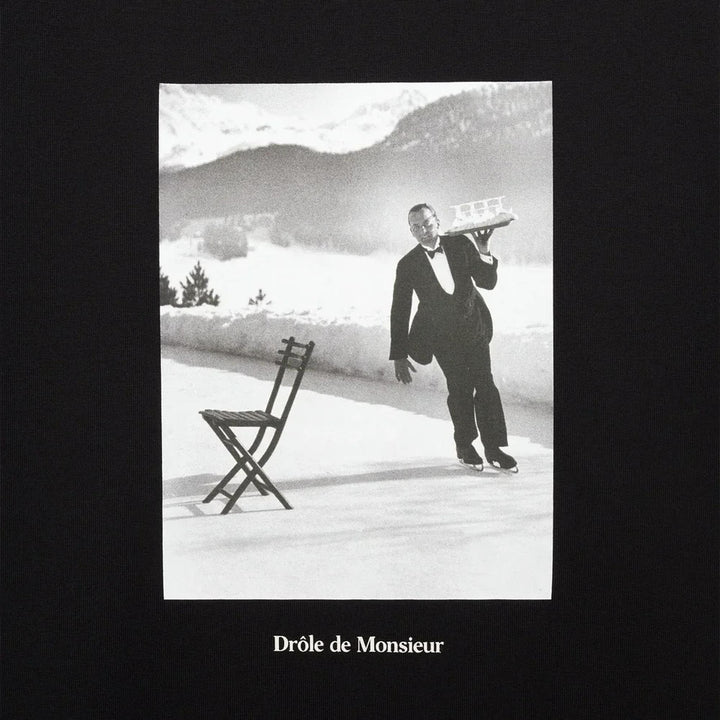 Club21 - Drole de Monsieur - Le T-Shirt Ice Skating Waiter - TEES - Black