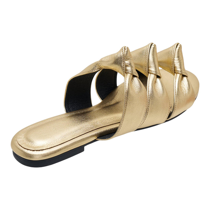 Club21 - Duet Shoes - Bowie Sandals - FLAT SANDALS - Gold