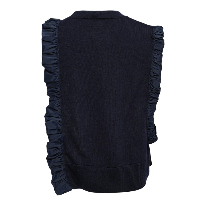 Club21 - ENFOLD - Asymmetrical Mini Vest - VESTS - Navy