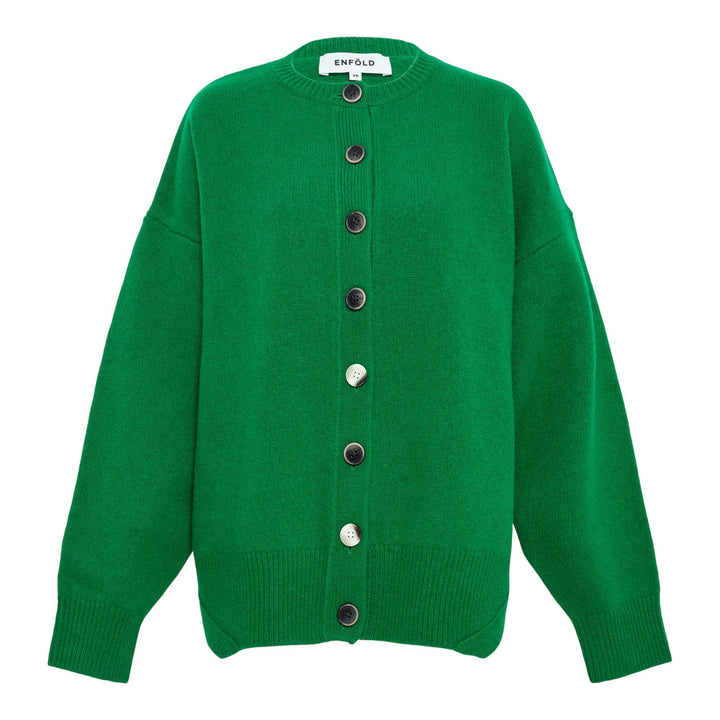 Club21 - ENFOLD - Circle Cardigan - CARDIGANS - Green