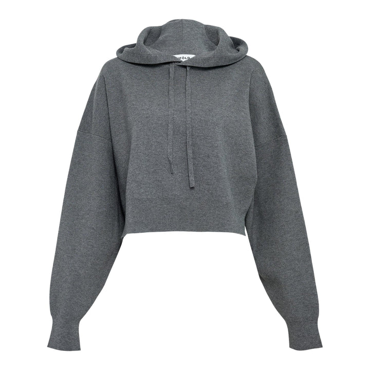 Club21 - ENFOLD - Cropped Hoodie - SWEATSHIRTS - Grey
