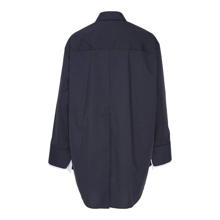 Club21 - ENFOLD - Cuff Color Shirt - BLOUSES - Navy