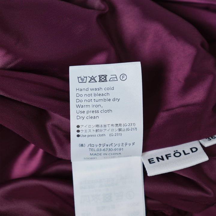 Club21 - ENFOLD - Odd-Shaped Skirt - SKIRTS - Purple