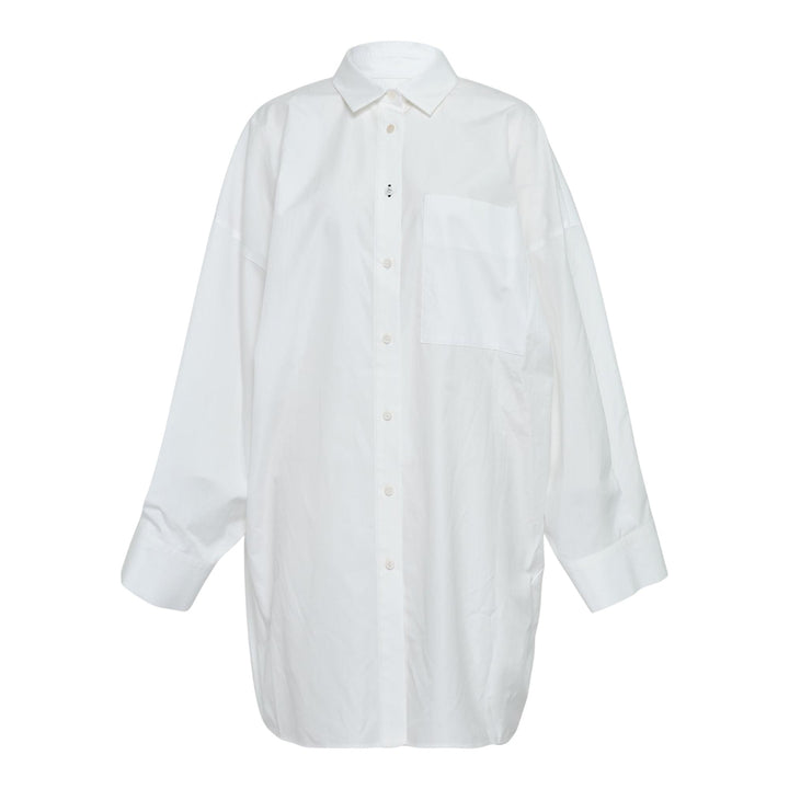 Club21 - ENFOLD - Pulled Collar Shirt - BLOUSES - White