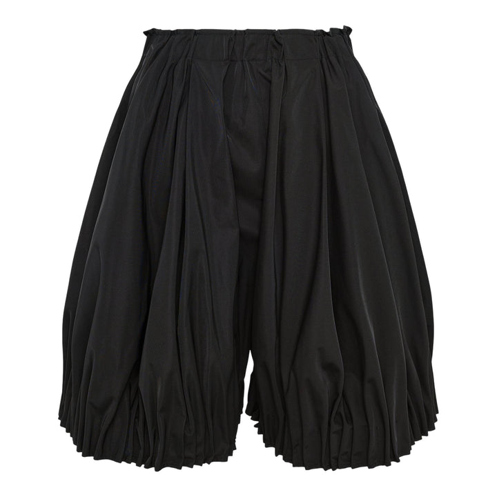 Club21 - ENFOLD - Tucked Hem Short Pants - SHORTS - Black