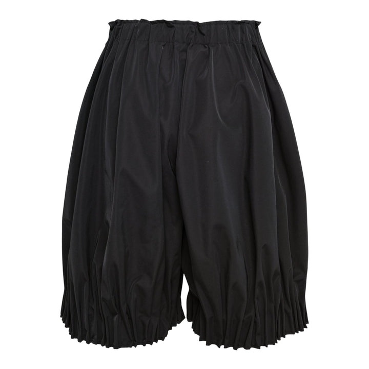 Club21 - ENFOLD - Tucked Hem Short Pants - SHORTS - Black