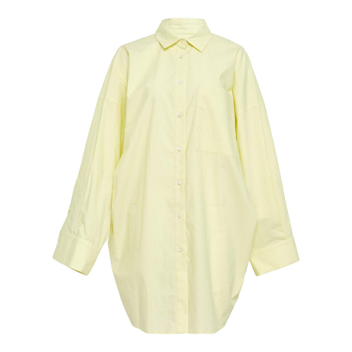 Club21 - ENFOLD - Yellow Pulled Collar Shirt - BLOUSES - Yellow