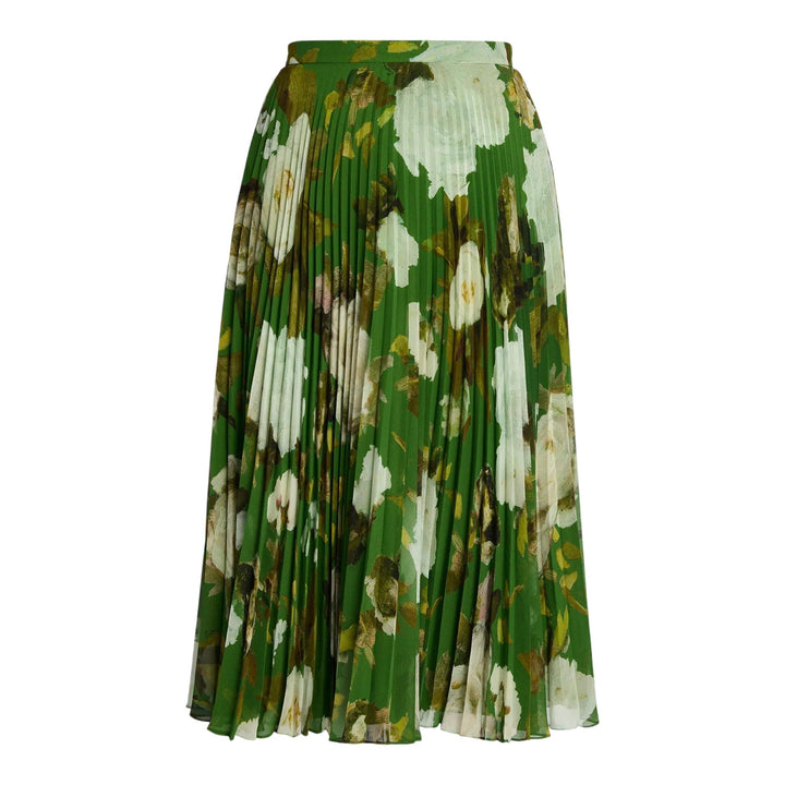 Club21 - Erdem - Pleated Midi Skirt - SKIRTS - Green