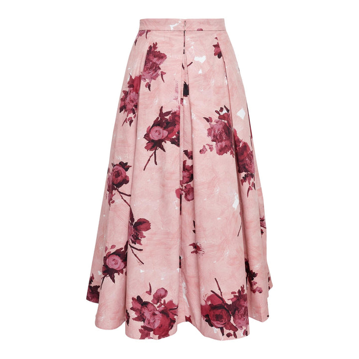 Club21 - Erdem - Pleated Midi Skirt - SKIRTS - Pink