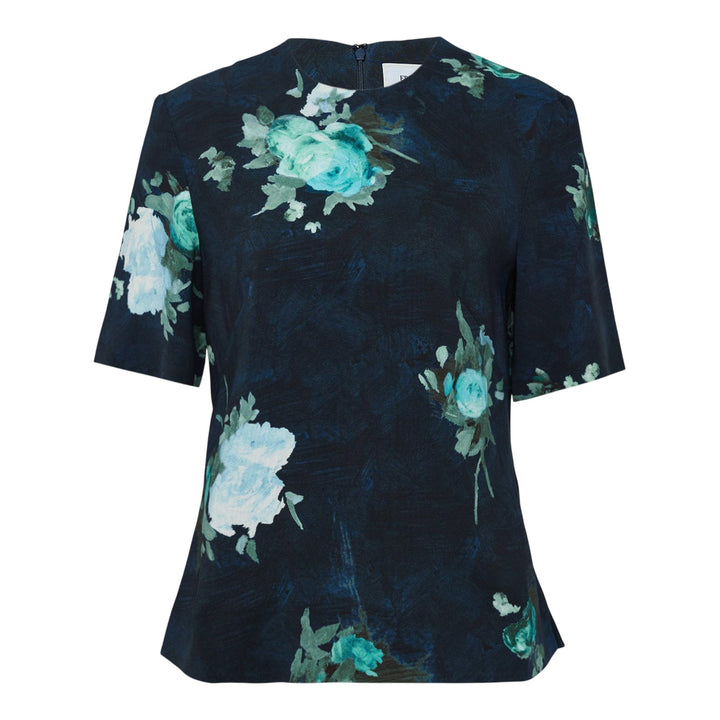 Club21 - Erdem - Short Sleeve Top - WOVEN TOPS - Blue